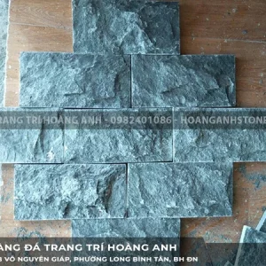 Đá ốp tường bốc 10x20 xanh rêu