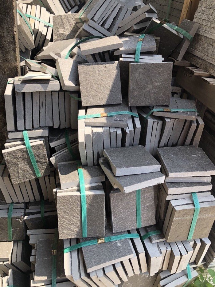 Đá đen cubic lát sân 100*100*20