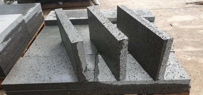 Đá lava 150*300*30mm