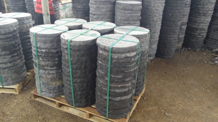 Đá núi lửa D40*5cm