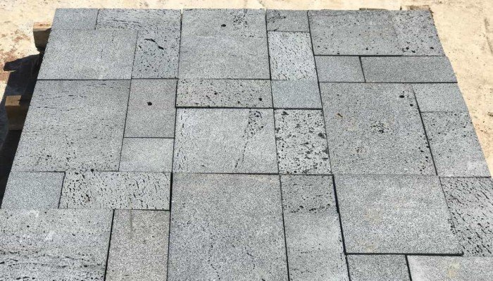 Đá núi lửa ghép 2cm