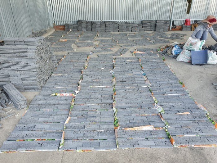 Đá tổ ong ốp tường ghép 10*50
