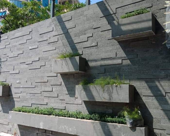 Đá tổ ong ốp tường ghép 8 size